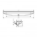 Подключение для шланга Hansgrohe Rainfinity 26843000 - Фото 1